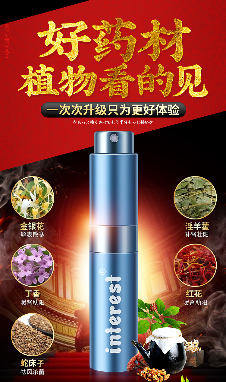 趣愛閣-情趣內衣專賣店延時噴劑：interest外用噴劑10ml延時噴劑