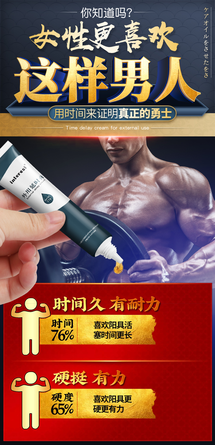 趣愛閣-成人用品招商延時噴劑：interest外用15g延時膏延時噴劑