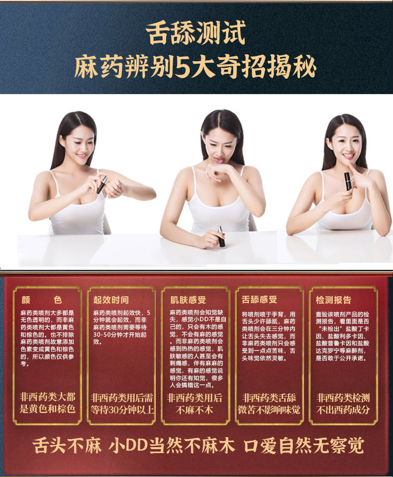 趣愛閣-成人用品一件代發延時噴劑：安太醫三方十五味迷你版延時噴劑