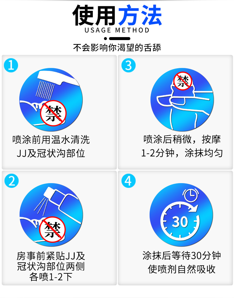 趣愛閣-廣州成人用品店延時噴劑：初辰外用延時噴劑迷你版2ml延時噴劑