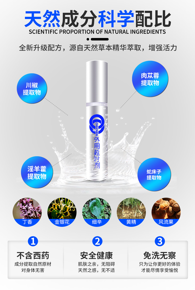 趣愛閣-廣州成人用品店延時噴劑：初辰外用延時噴劑迷你版2ml延時噴劑