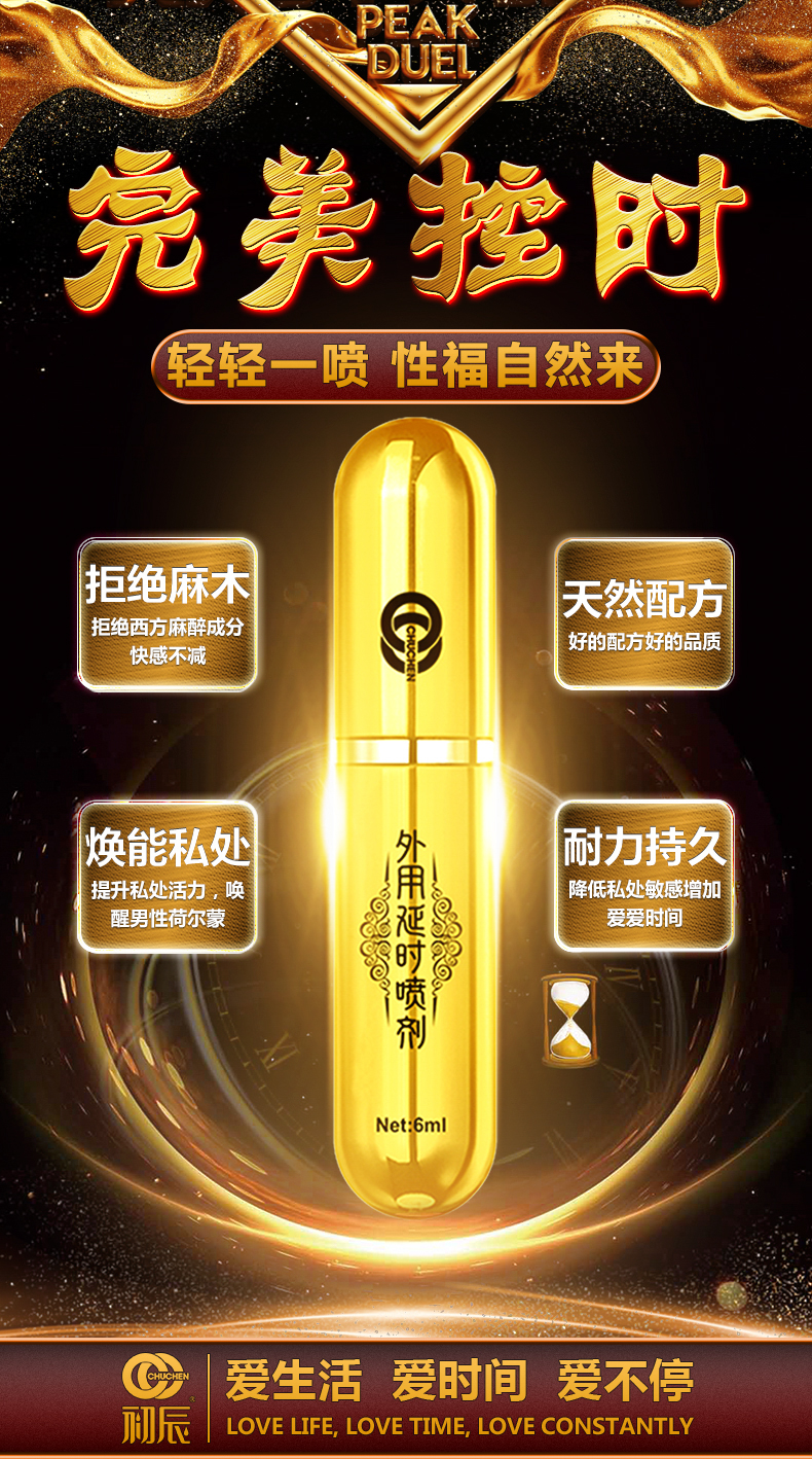 趣愛閣-無人成人用品店延時噴劑：初辰扁鵲醫(yī)師版6ml延時噴劑