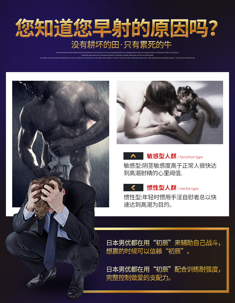 趣愛閣-成人性用品店延時噴劑：初辰男士勁能液(增強版) 15ml延時噴劑