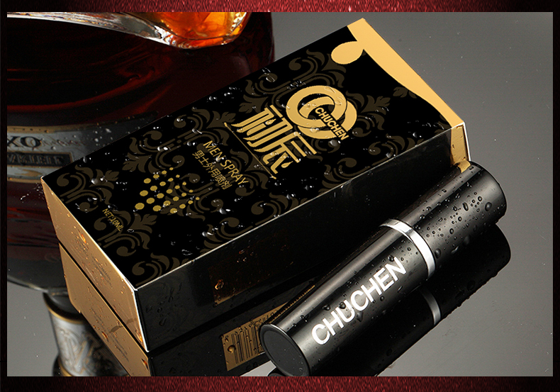 趣愛閣-淘寶成人用品店延時噴劑：初辰男士外用噴劑-經典款(黑金) 10ML延時噴劑