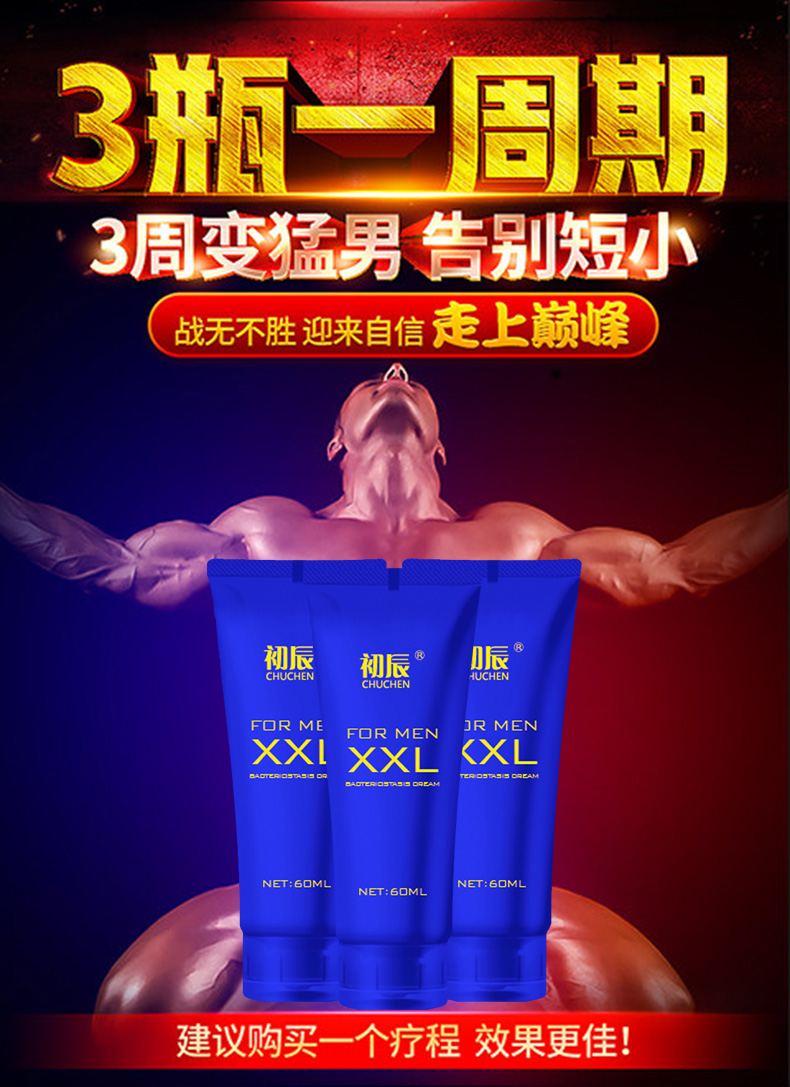 趣愛閣-好成人用品店延時噴劑：初辰男士滋養按摩膏xxl60ML延時噴劑