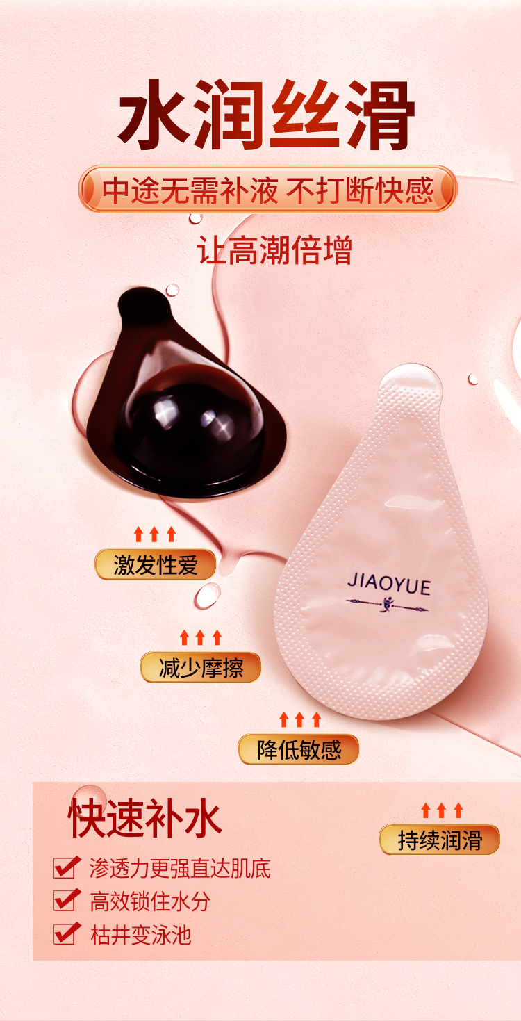 趣愛閣-成人情趣店人體潤滑液：交悅之戀-潤滑護理液4ml 6支裝人體潤滑液