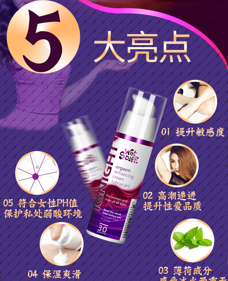 趣愛閣-性用品批發市場助情催情：Wet Stuff女性快感促進液30g助情催情