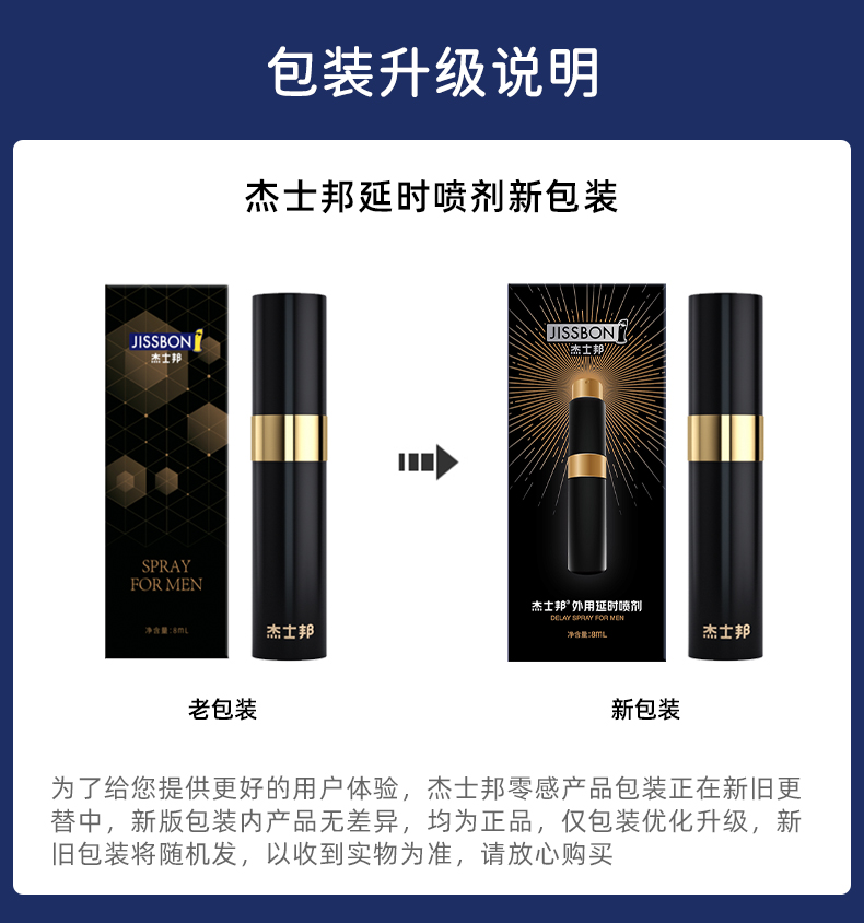 趣愛閣-國內情趣用品廠家延時噴劑：杰士邦外用延時噴劑8mL延時噴劑