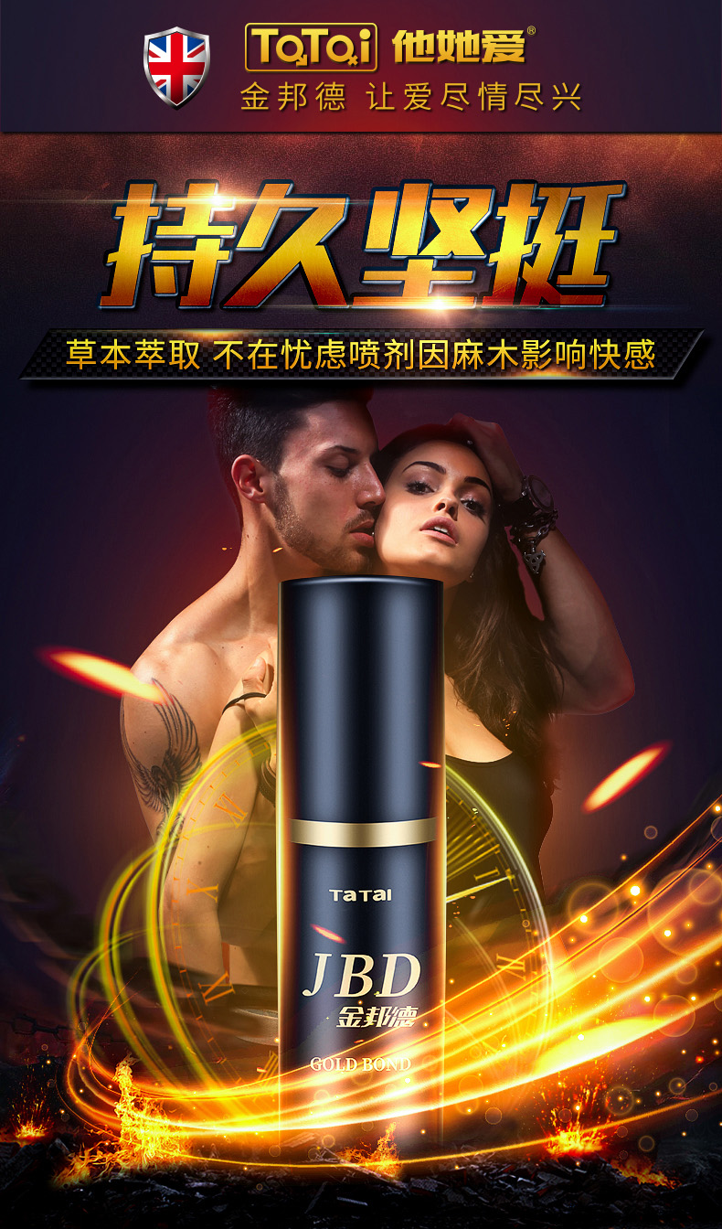 趣愛閣-廣東情趣用品廠家延時噴劑：金邦德噴劑延時噴劑