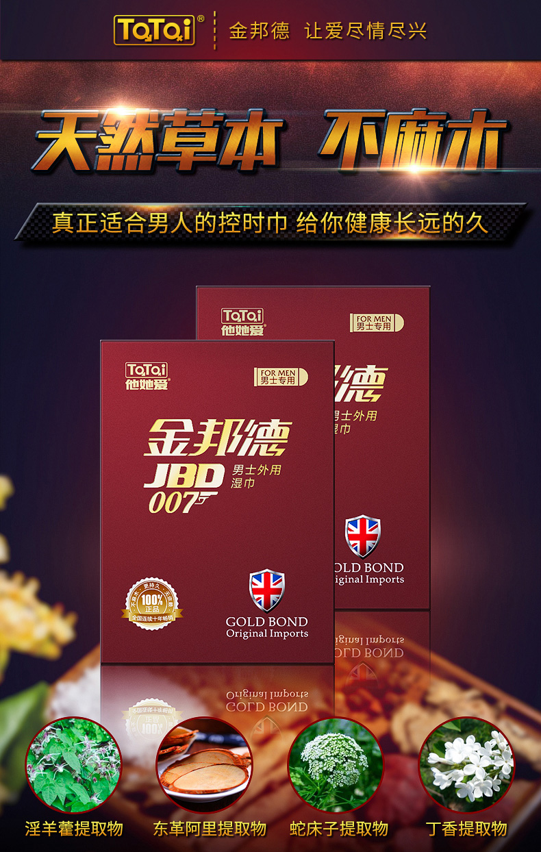 趣愛(ài)閣-情趣用品廠(chǎng)家電話(huà)延時(shí)噴劑：金邦德濕巾延時(shí)噴劑