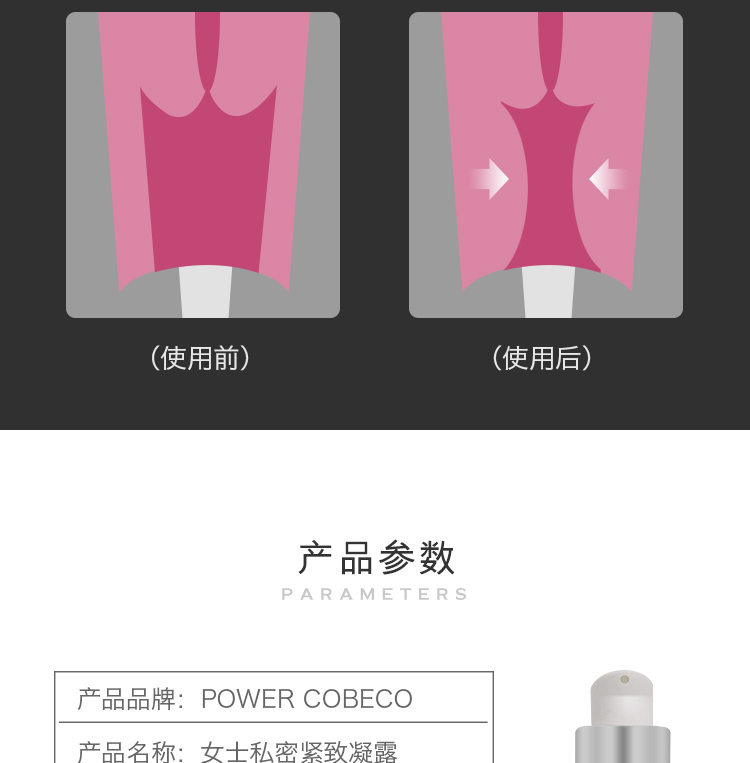 趣愛閣-成人用品一手貨源批發助情催情：荷蘭cobeco女性私密緊致凝露助情催情