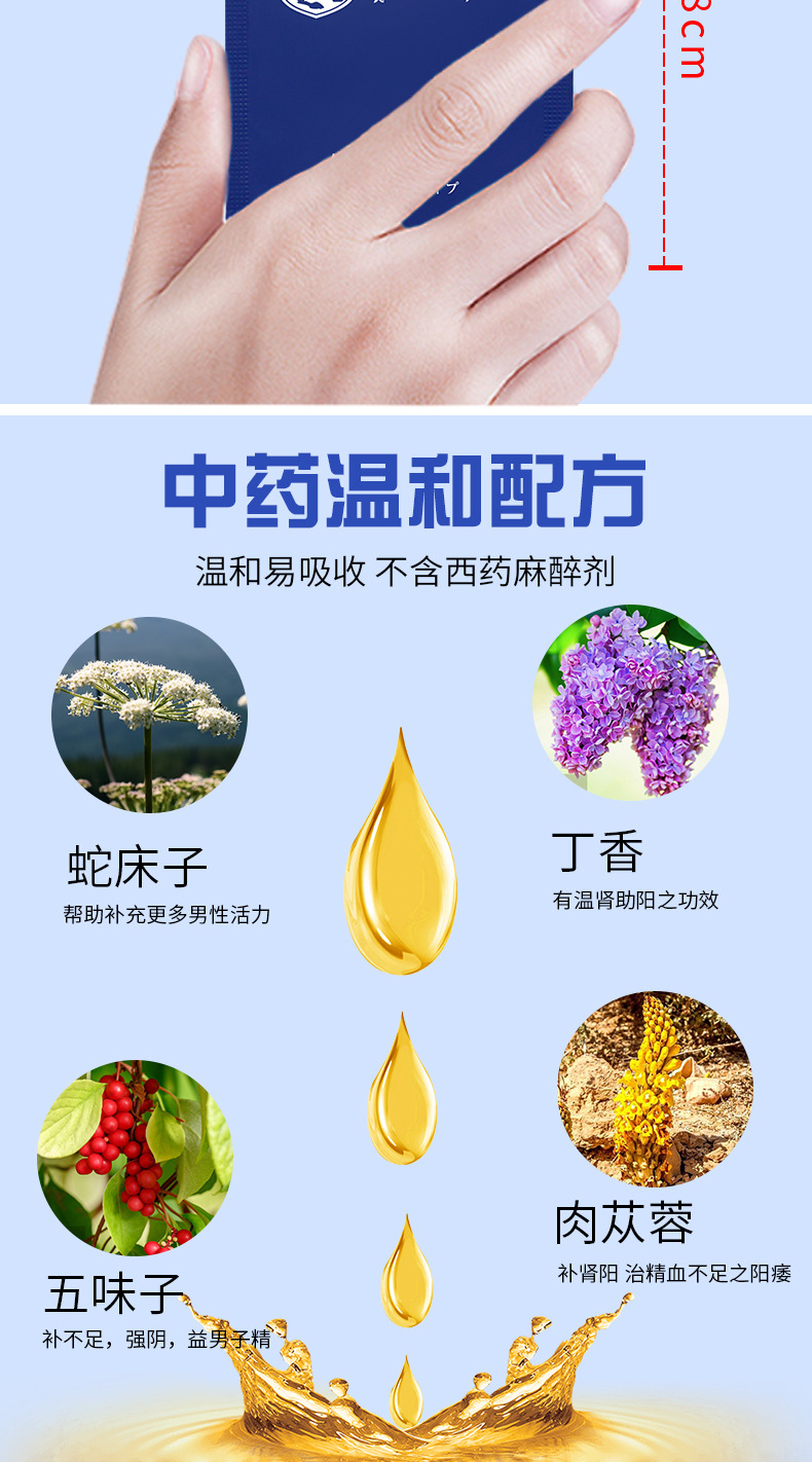 趣愛閣-成人用品店貨源延時(shí)噴劑：黑豹濕巾3片裝延時(shí)噴劑