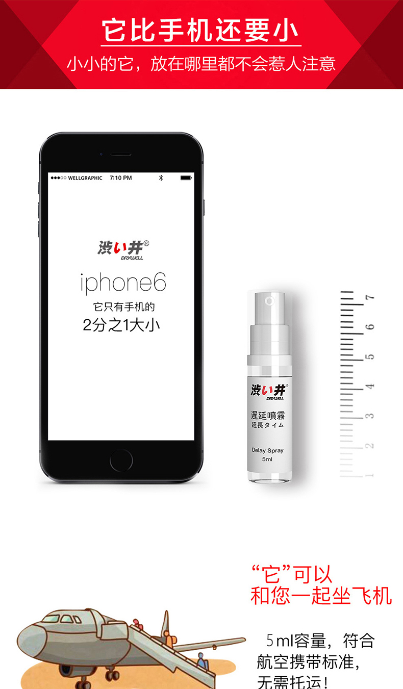 趣愛閣-成人用品無人售貨機貨源延時噴劑：澀井延時噴劑5ml延時噴劑