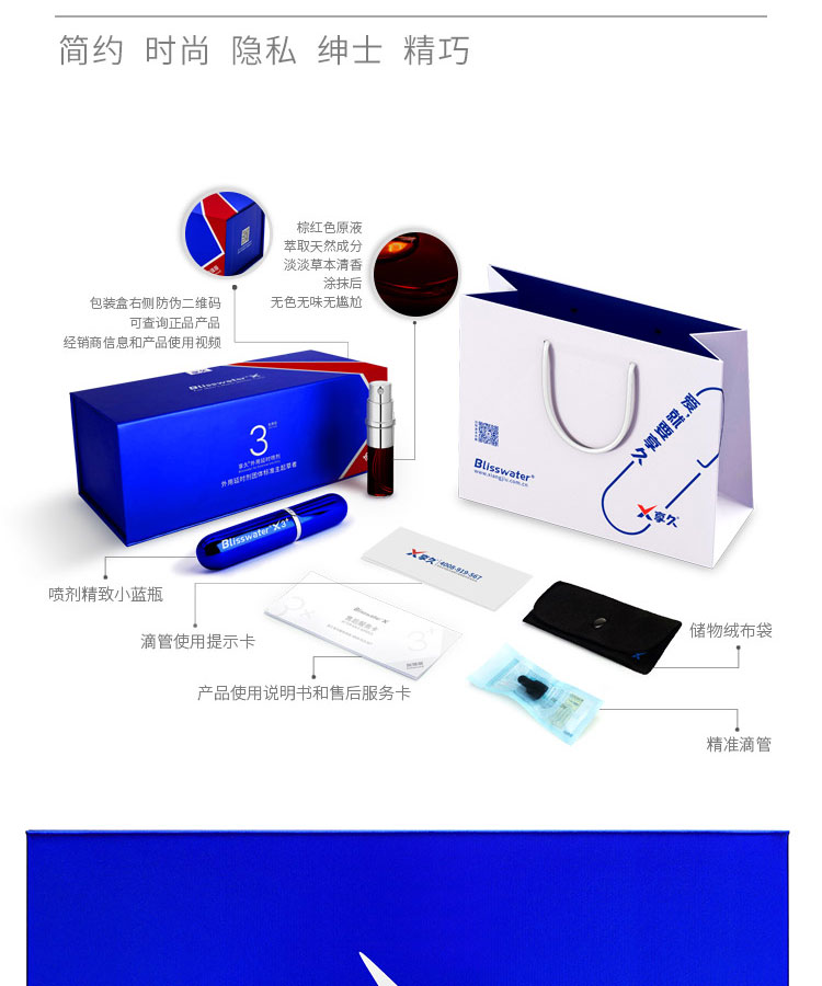 趣愛閣-成人用品一件代發延時噴劑：享久3代(加強版)延時噴劑