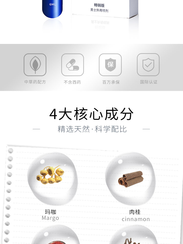 趣愛閣-兩性用品商城延時噴劑：御龍暢銷版藍白延時噴劑