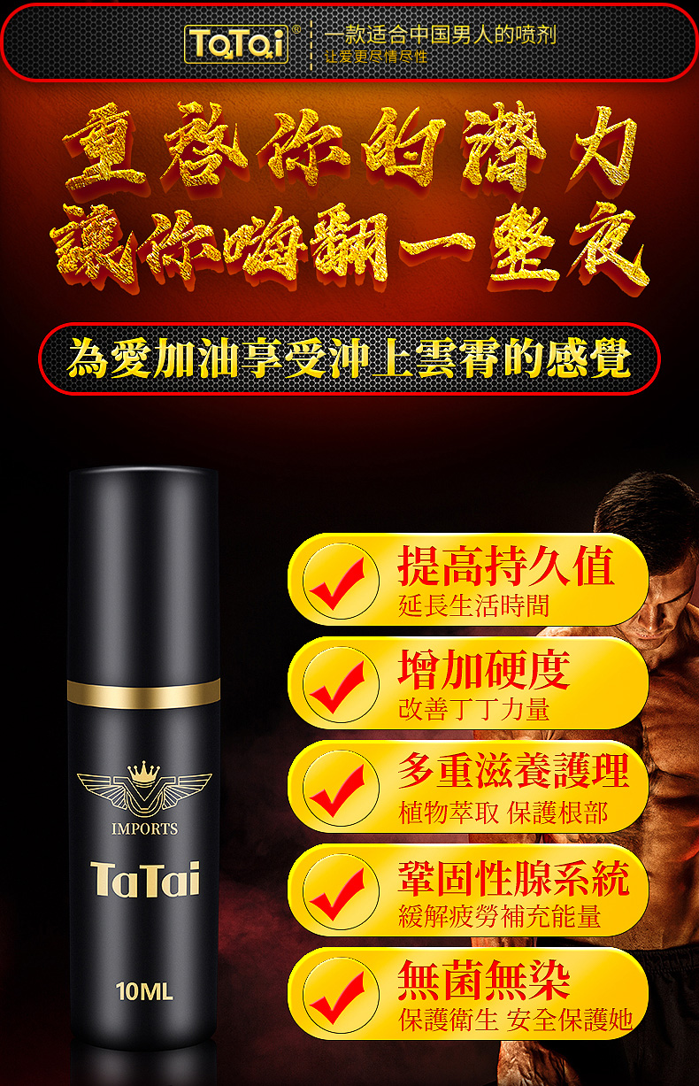 趣愛閣-成人用品網店延時噴劑：夜焰-經典款延時噴劑