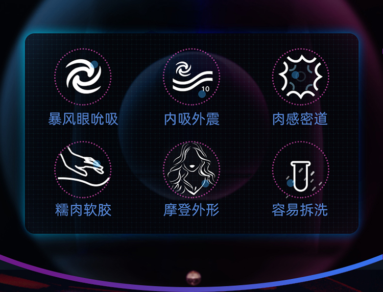 趣愛閣-情趣商城飛機杯：杰士邦暴風眼電動飛機杯飛機杯